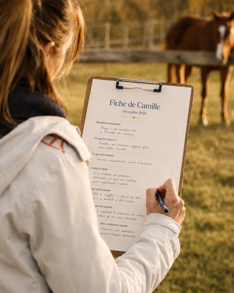 Document Cheminer avec les chevaux 